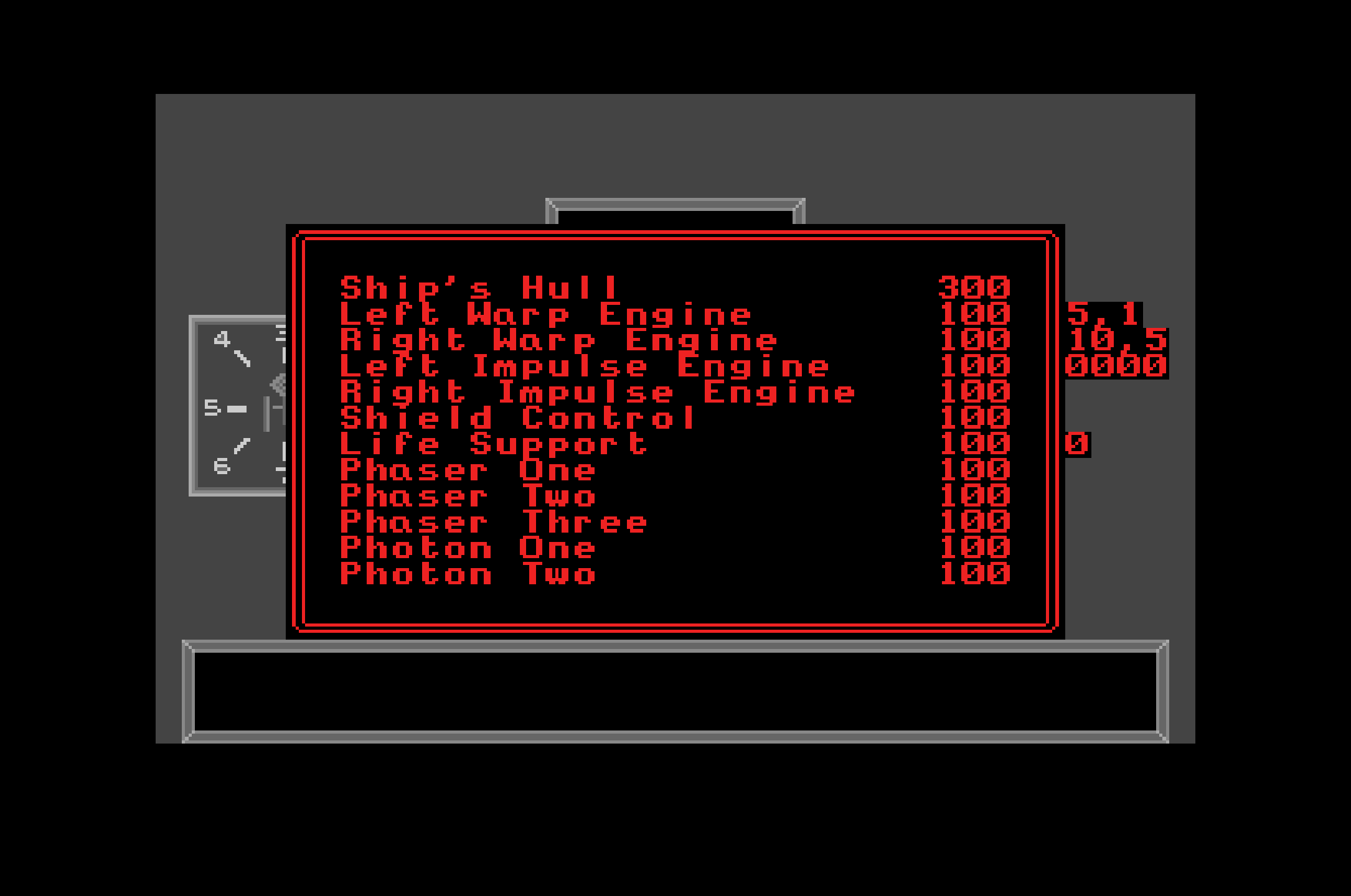 Star Trek atari screenshot